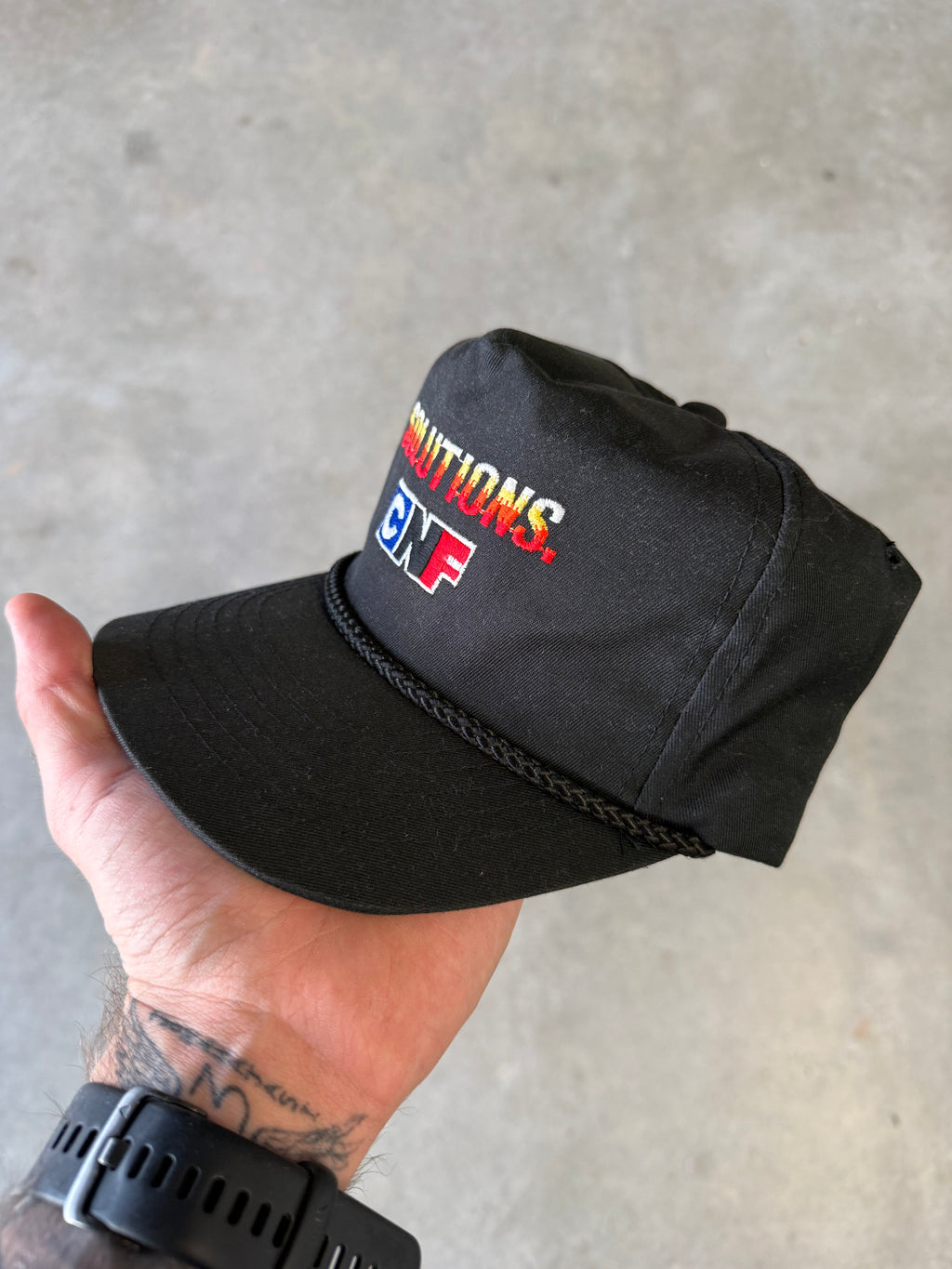 Vintage ‘solutions. cnf’ cap