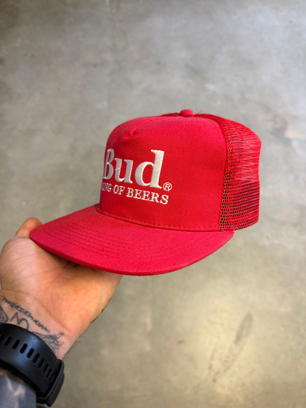 Bud ‘king of beers’ cap