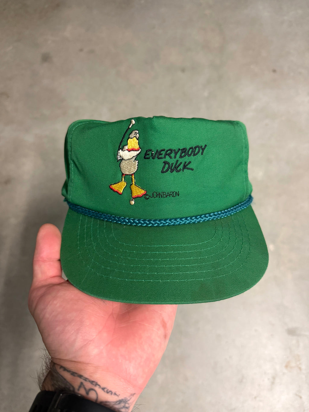 Vintage ‘everybody duck’ cap