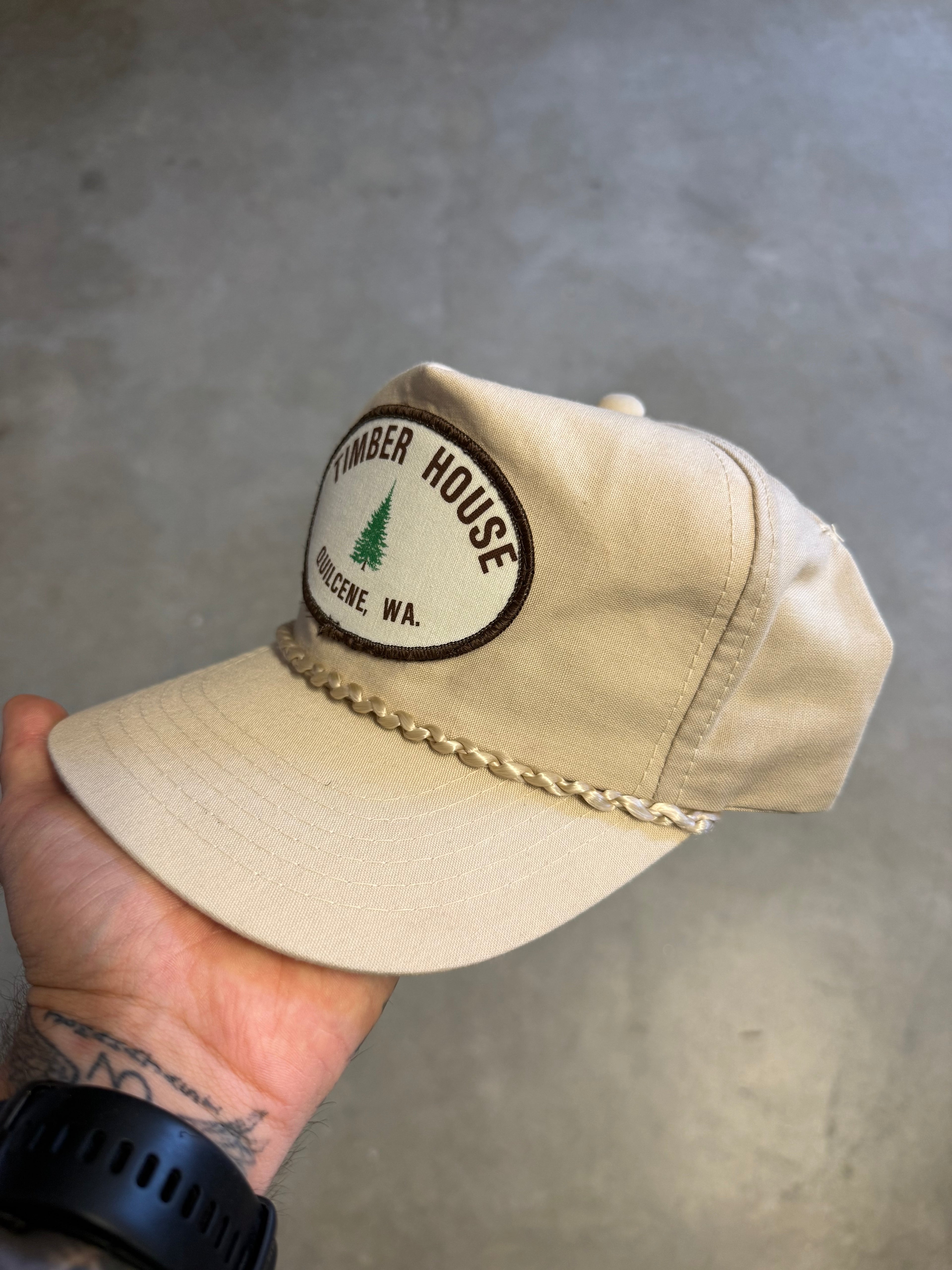 Vintage timber house SnapBack