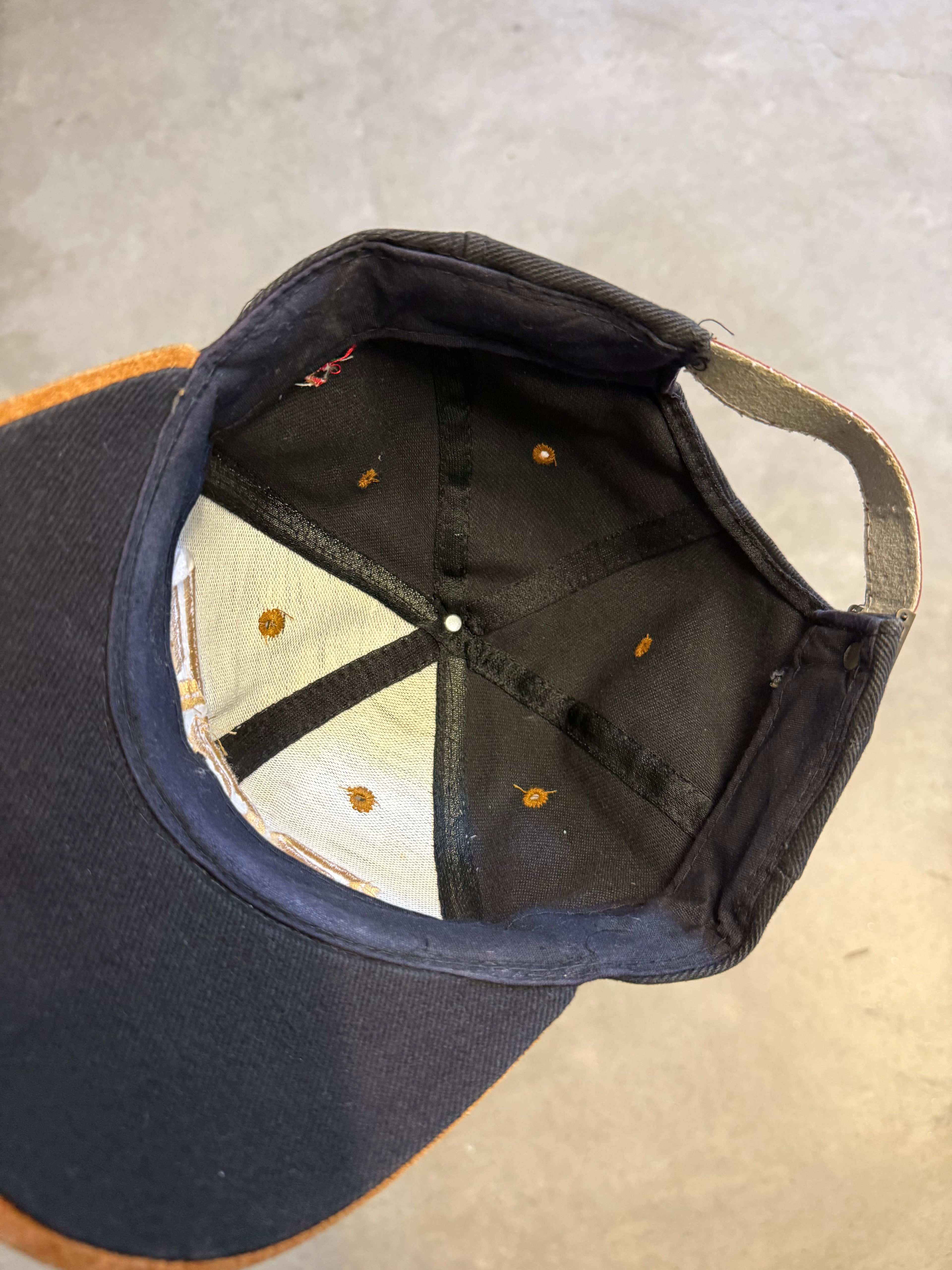 Rare Vintage PGF Suede-Brim Cap with Leather Strap (80s/90s)