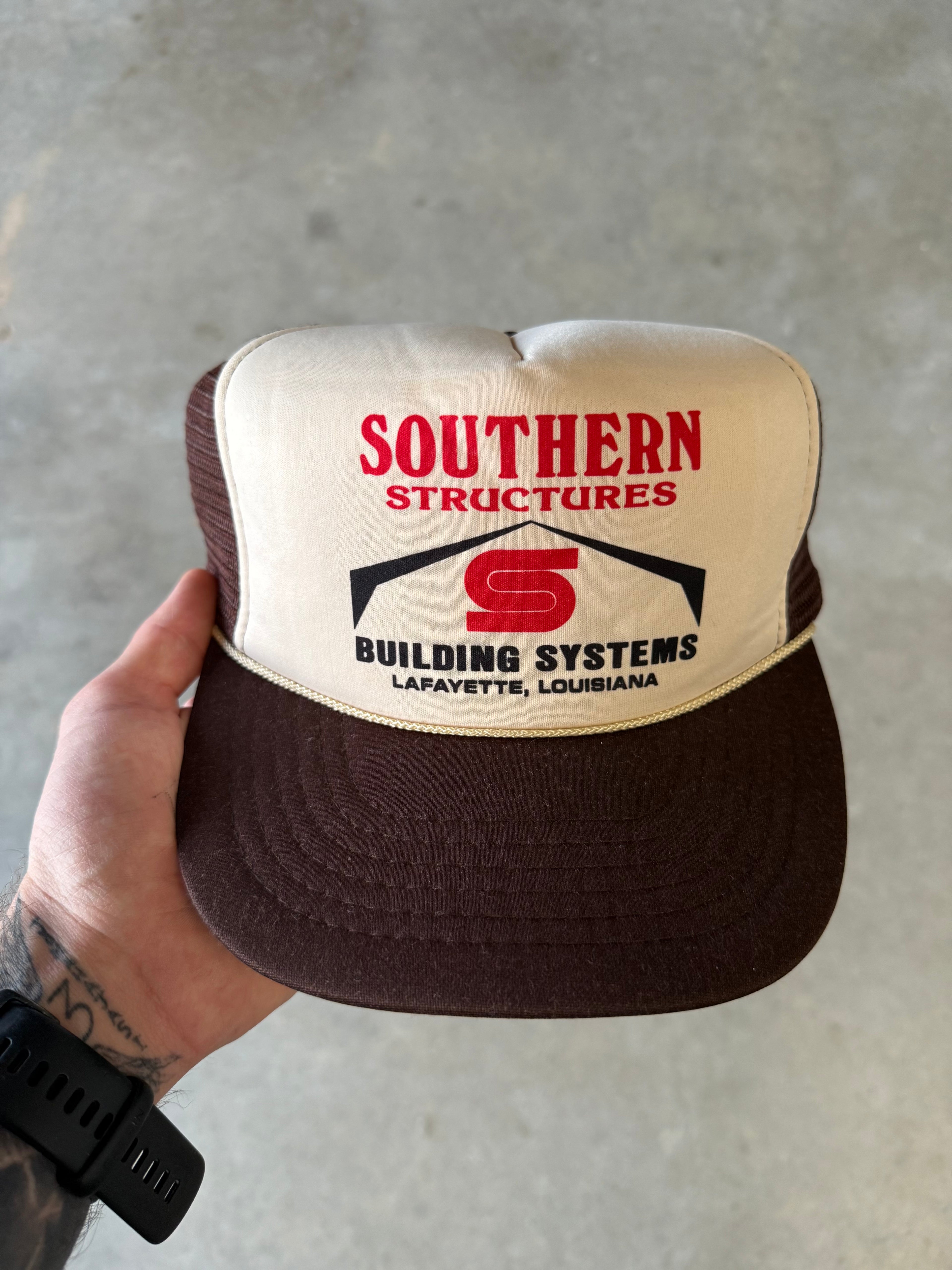 Vintage ‘southern structure’ trucker cap