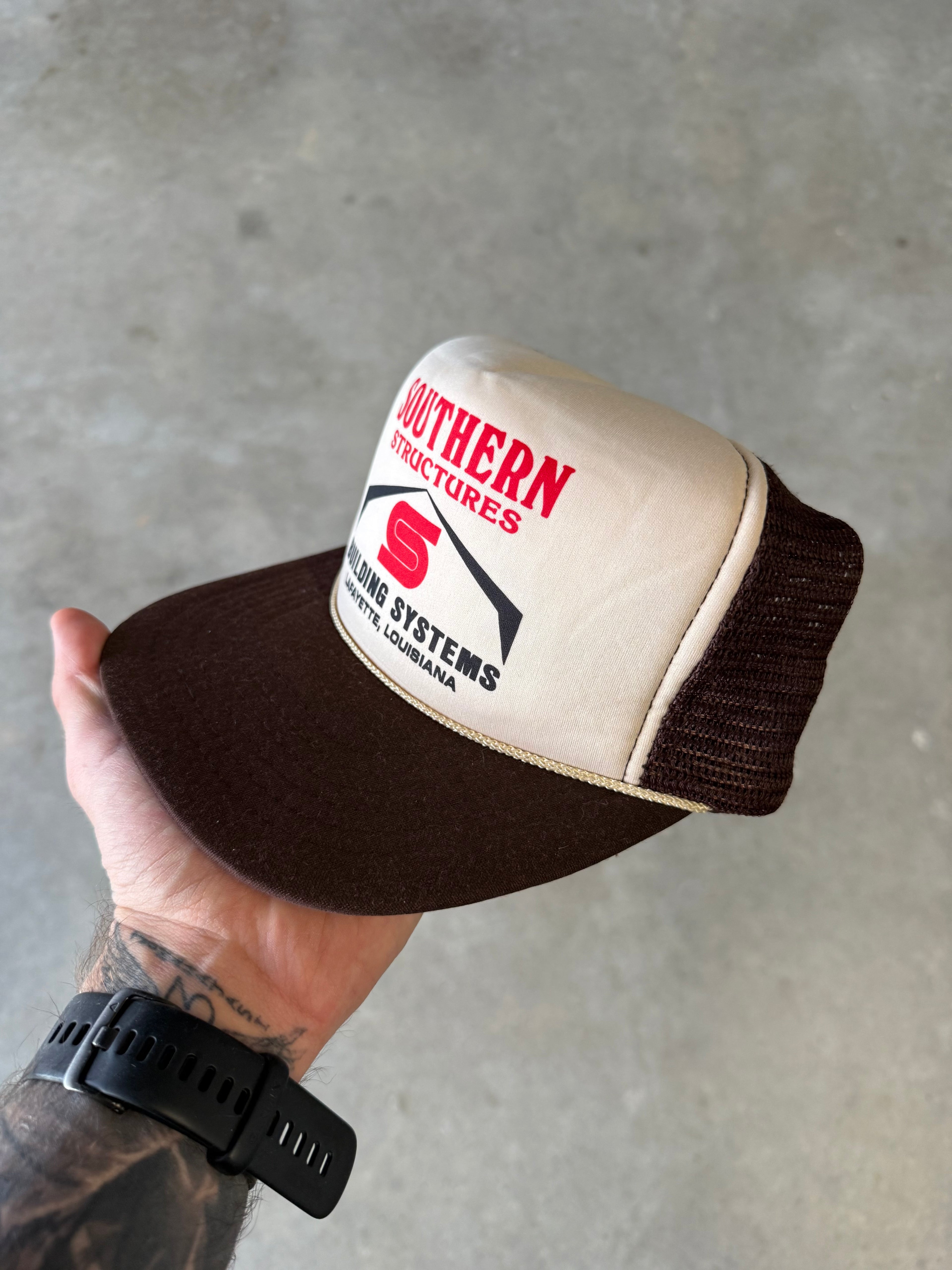 Vintage ‘southern structure’ trucker cap