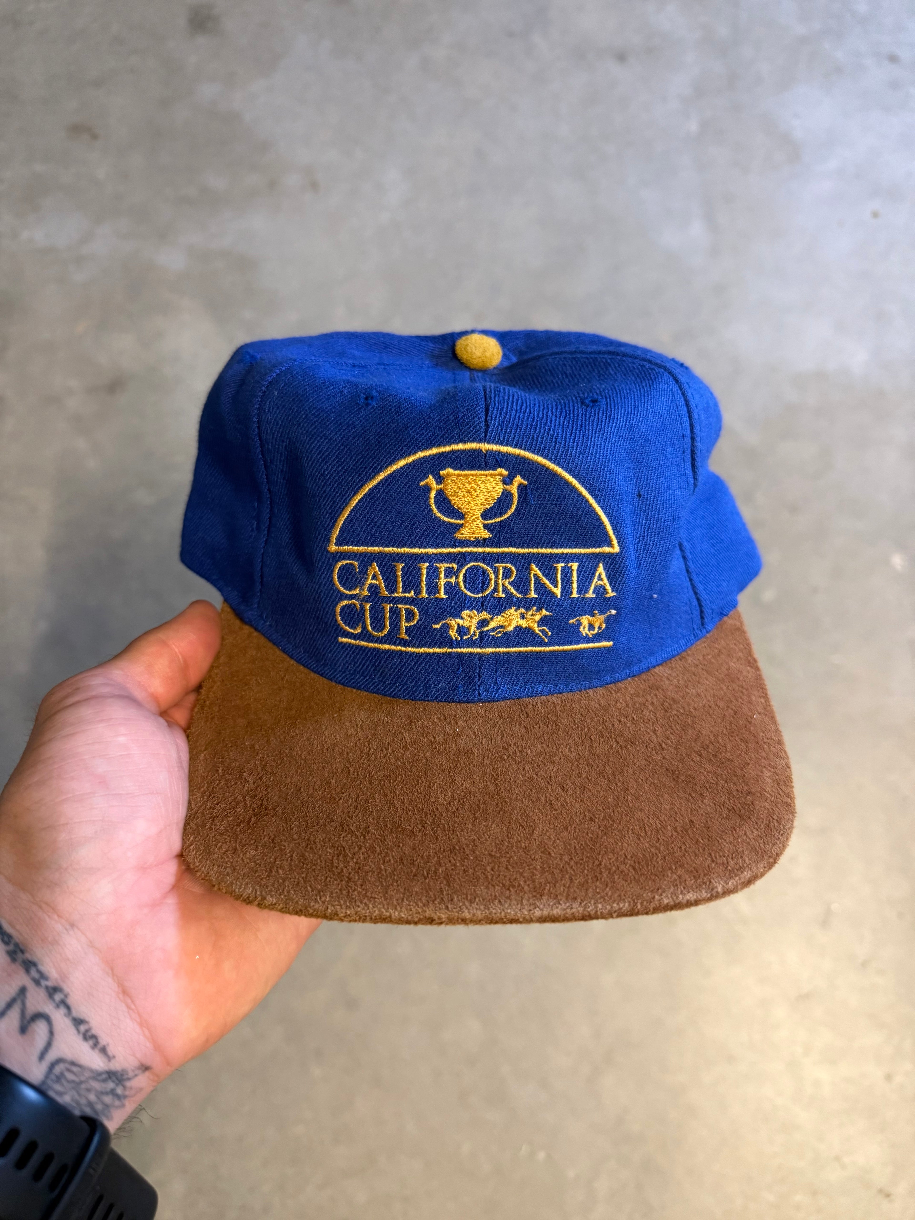 Vintage California cup cap suede brim
