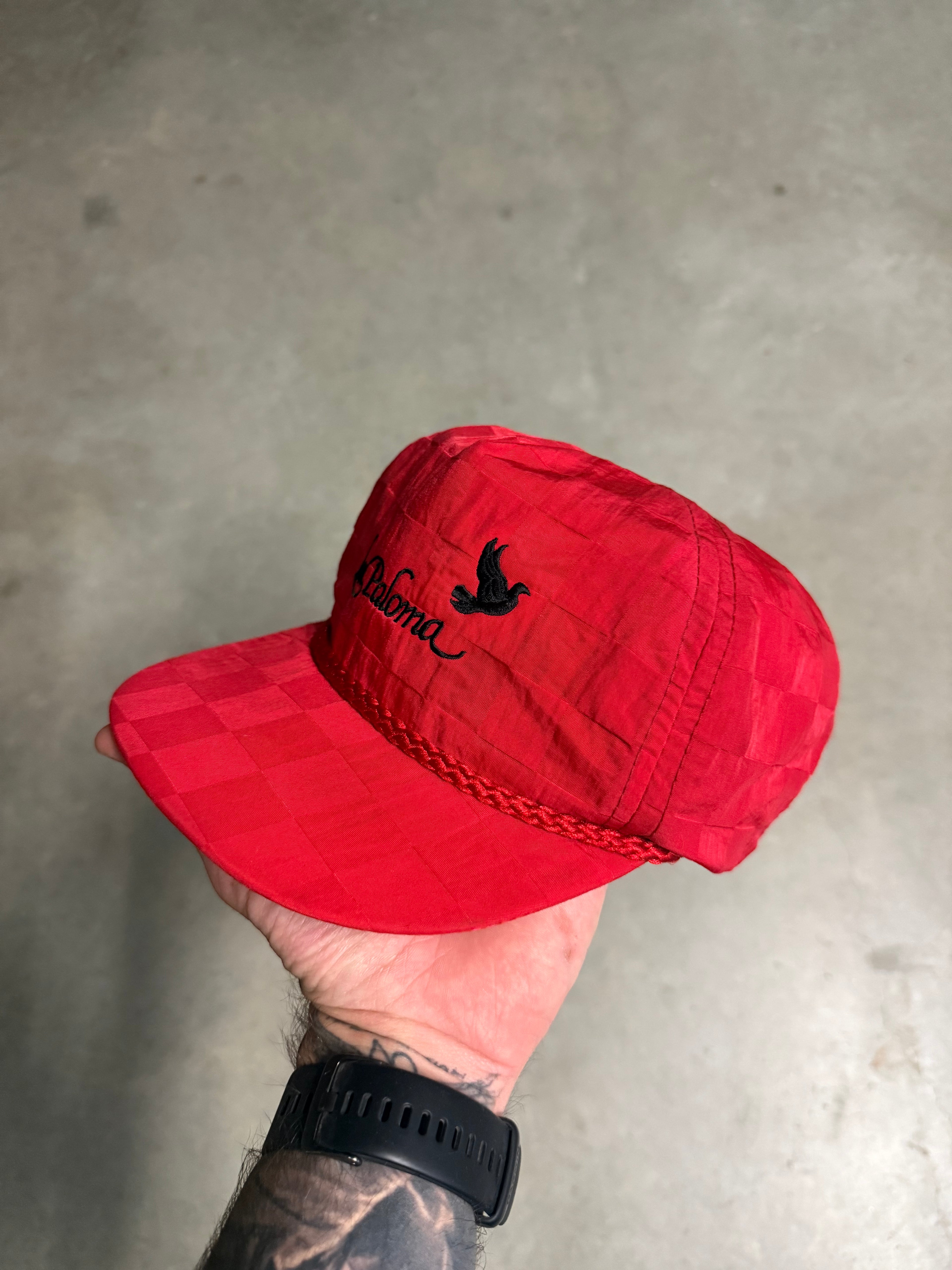 Vintage ‘La paloma’ red cap