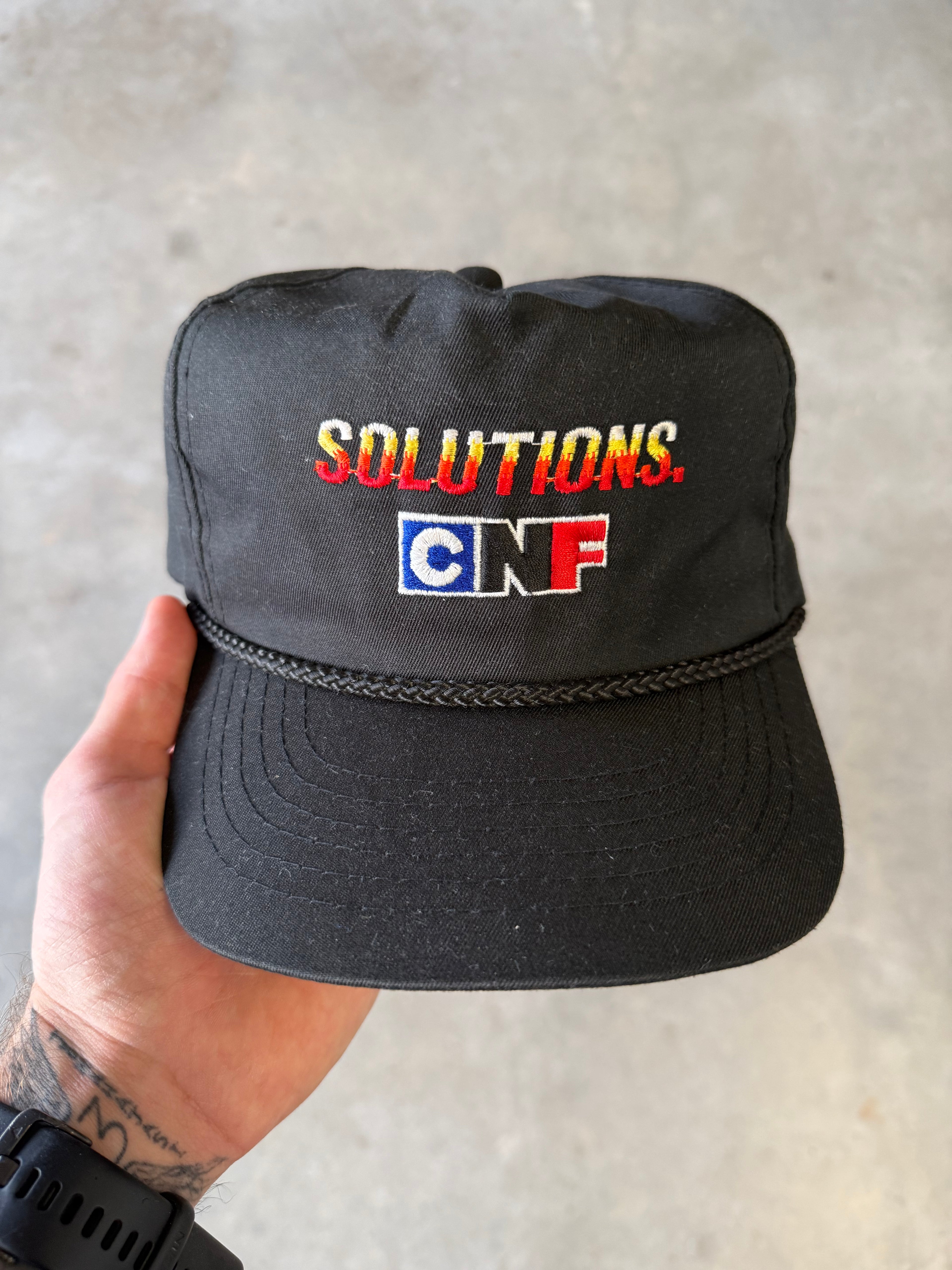 Vintage ‘solutions. cnf’ cap