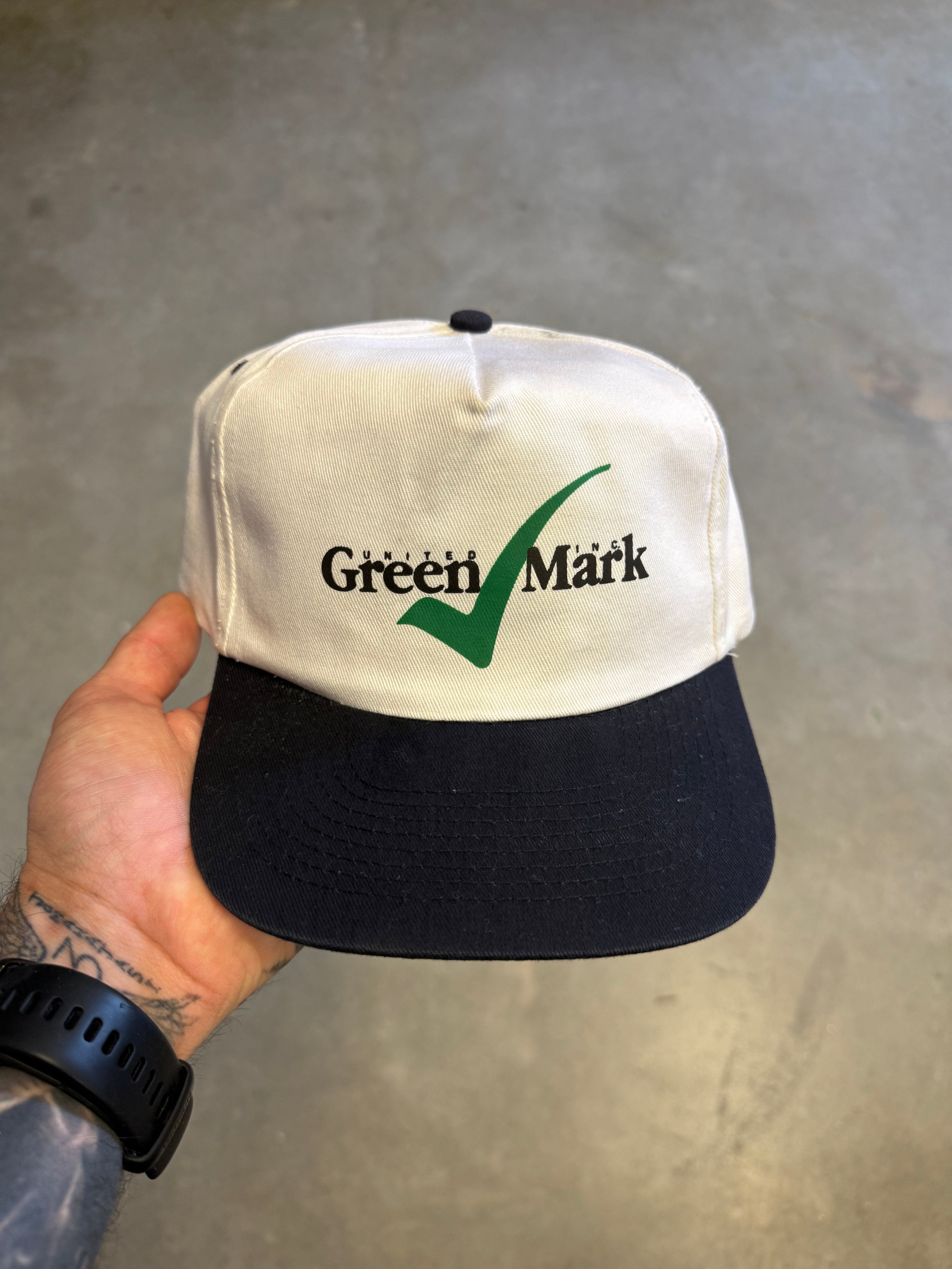 Vintage green mark cap