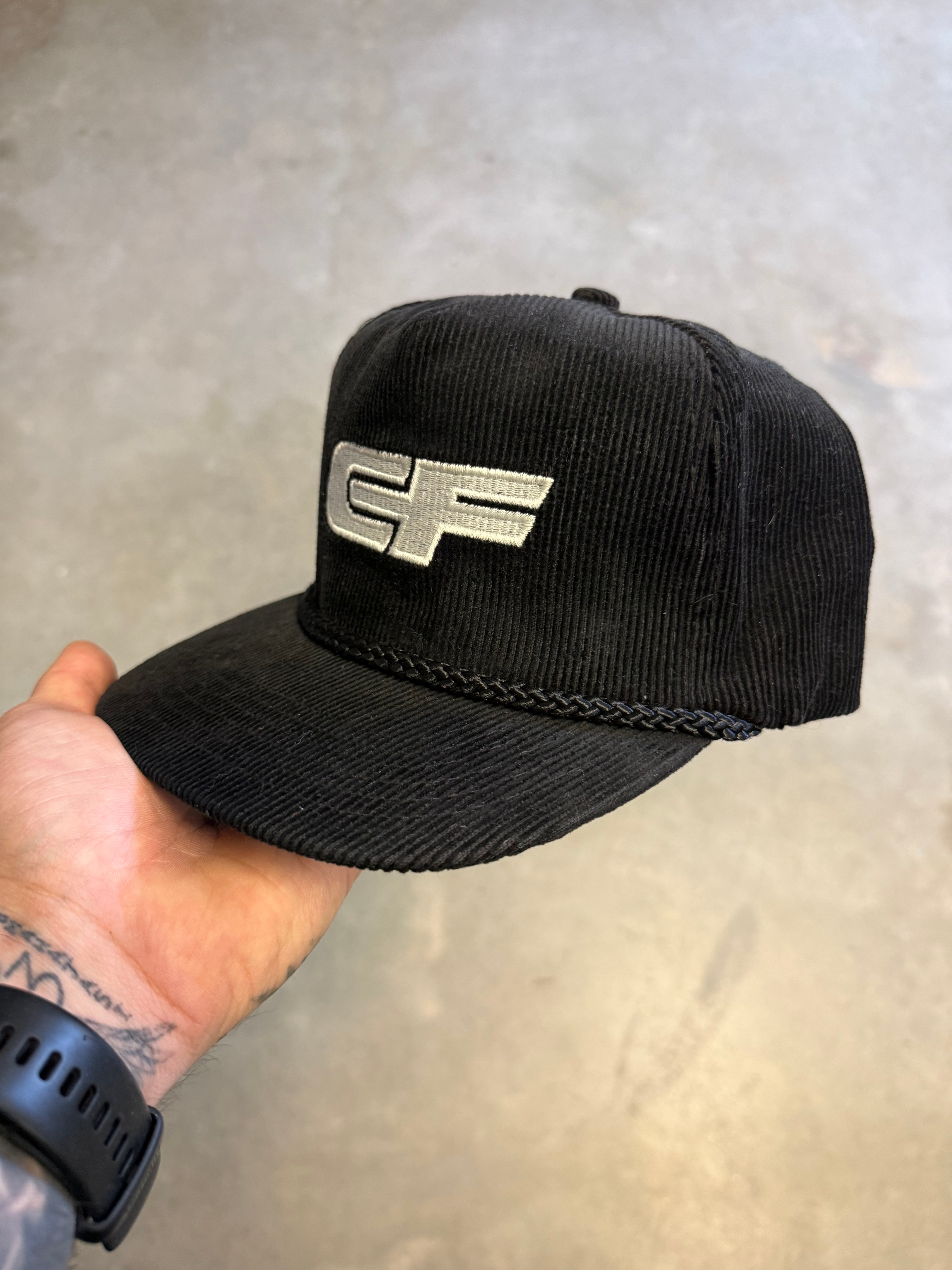 Vintage Consolidated freight ways corduroy SnapBack