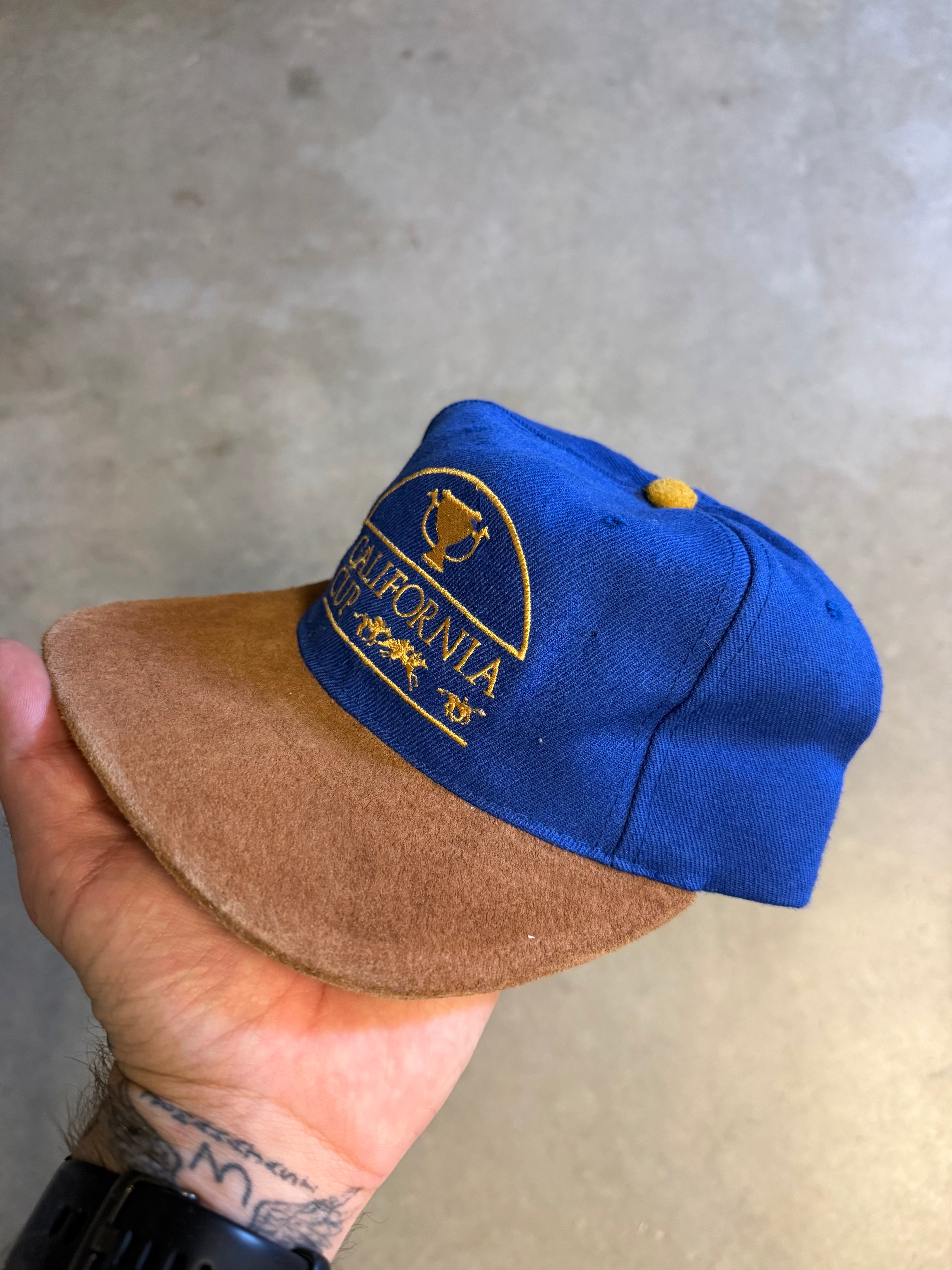 Vintage California cup cap suede brim