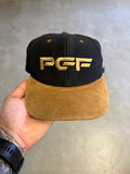 Rare Vintage PGF Suede-Brim Cap with Leather Strap (80s/90s)