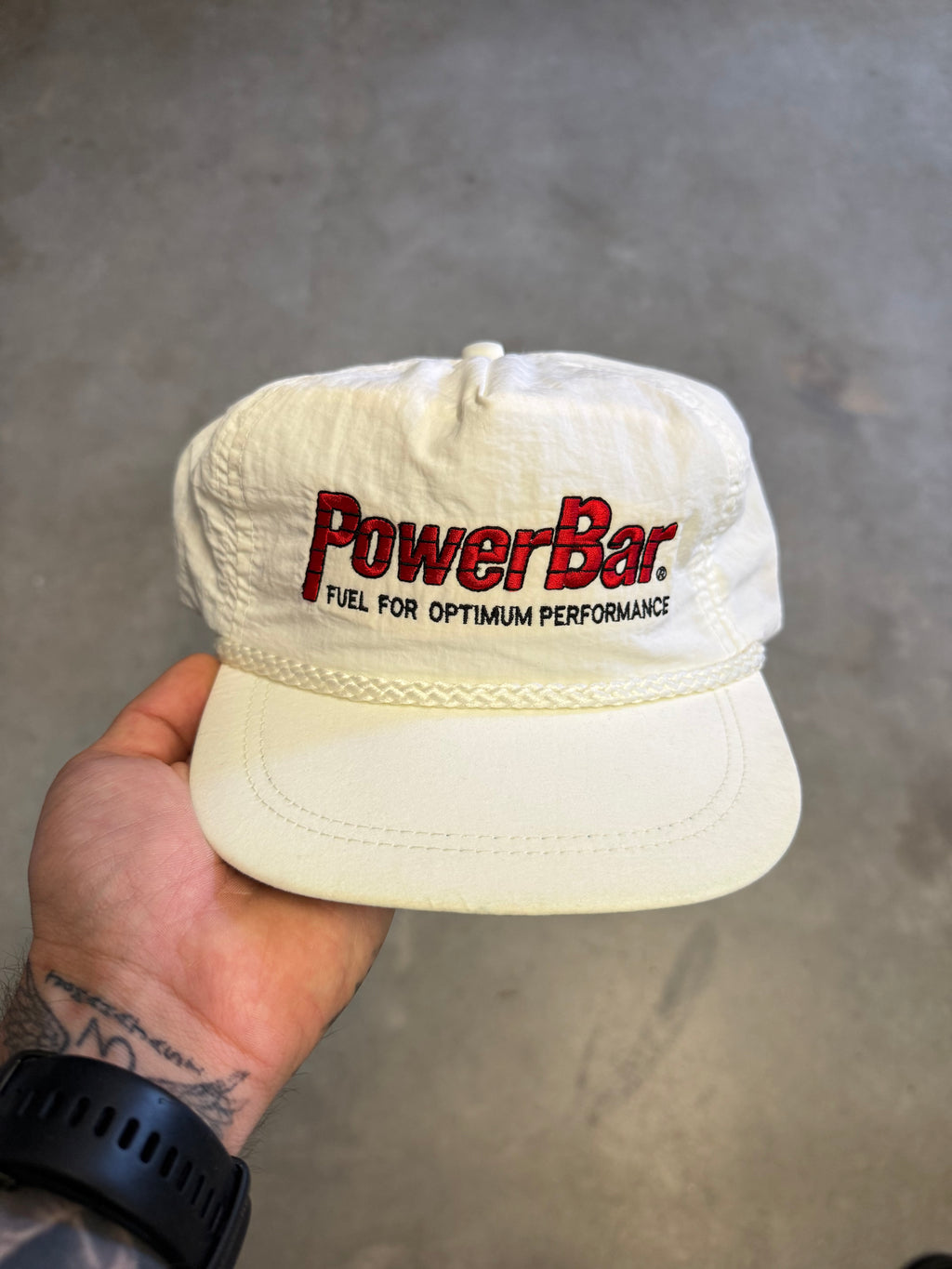 Vintage power bar strap back
