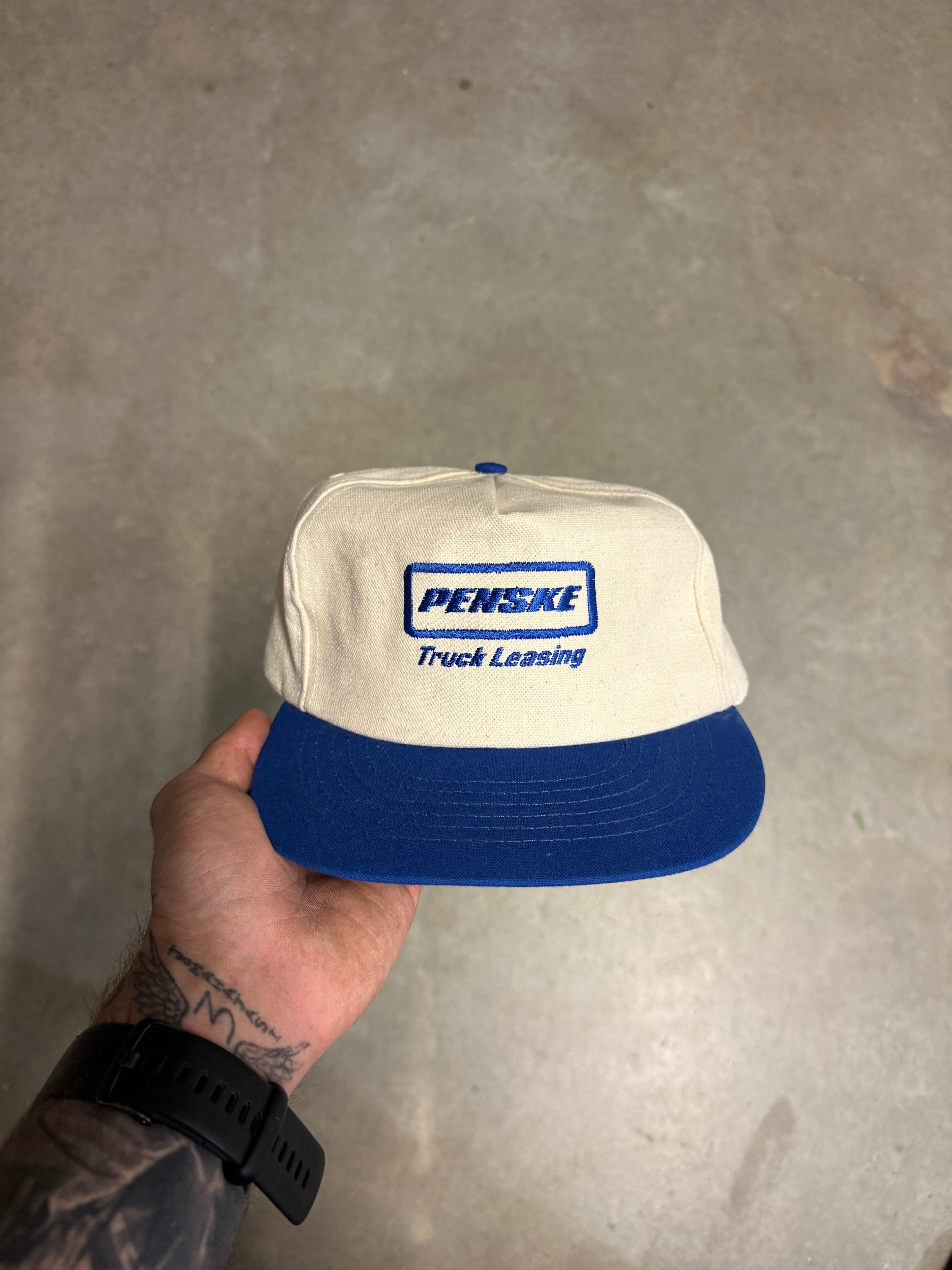 Vintage Penske trucker cap