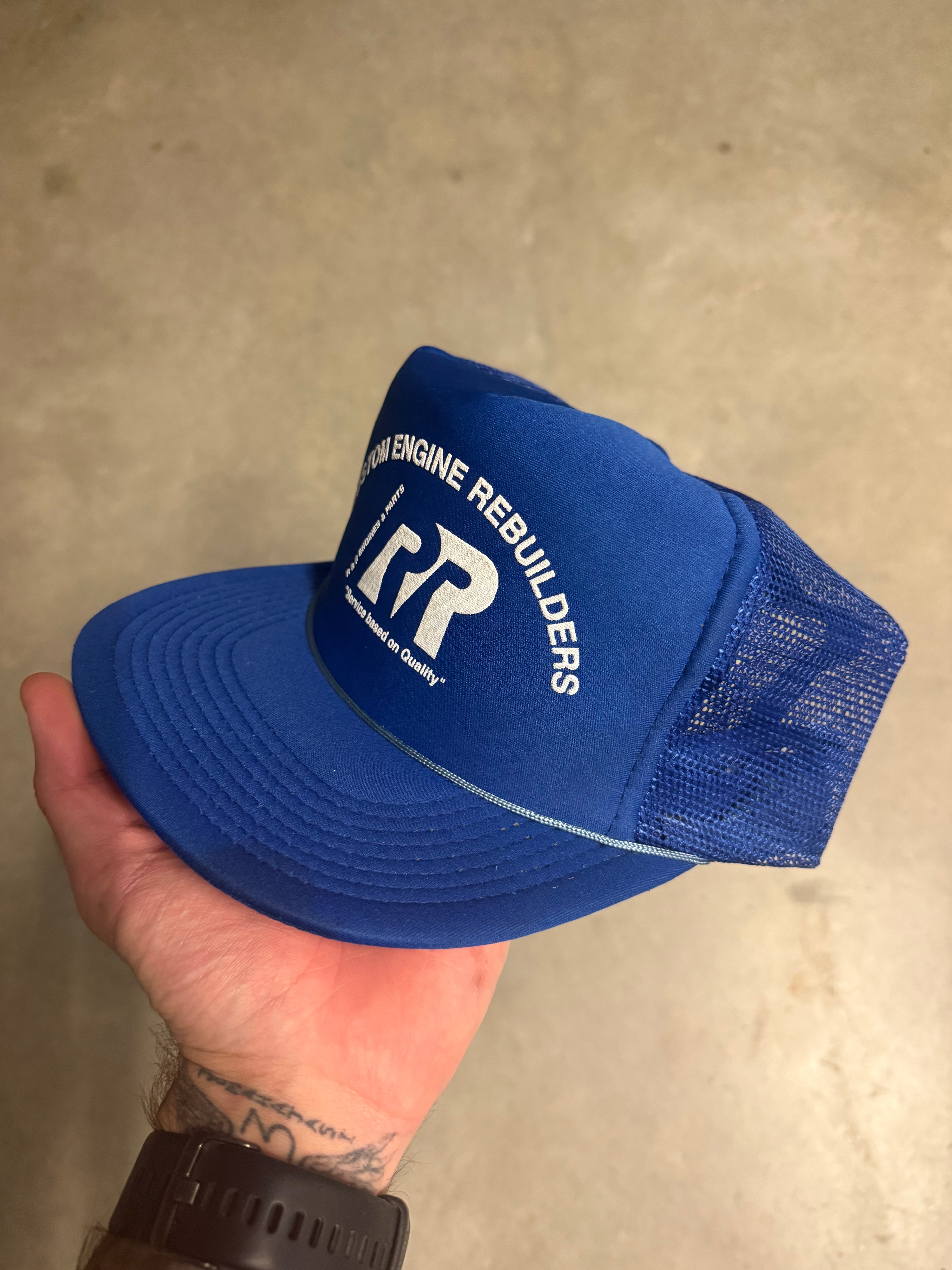 Vintage ‘custom engine rebuilders’ cap