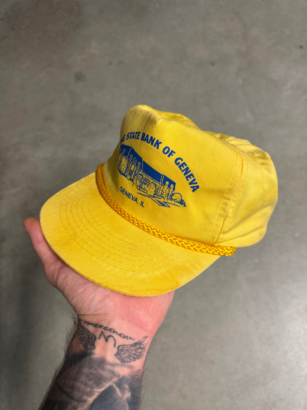 Vintage ‘bank of Geneva’ cap