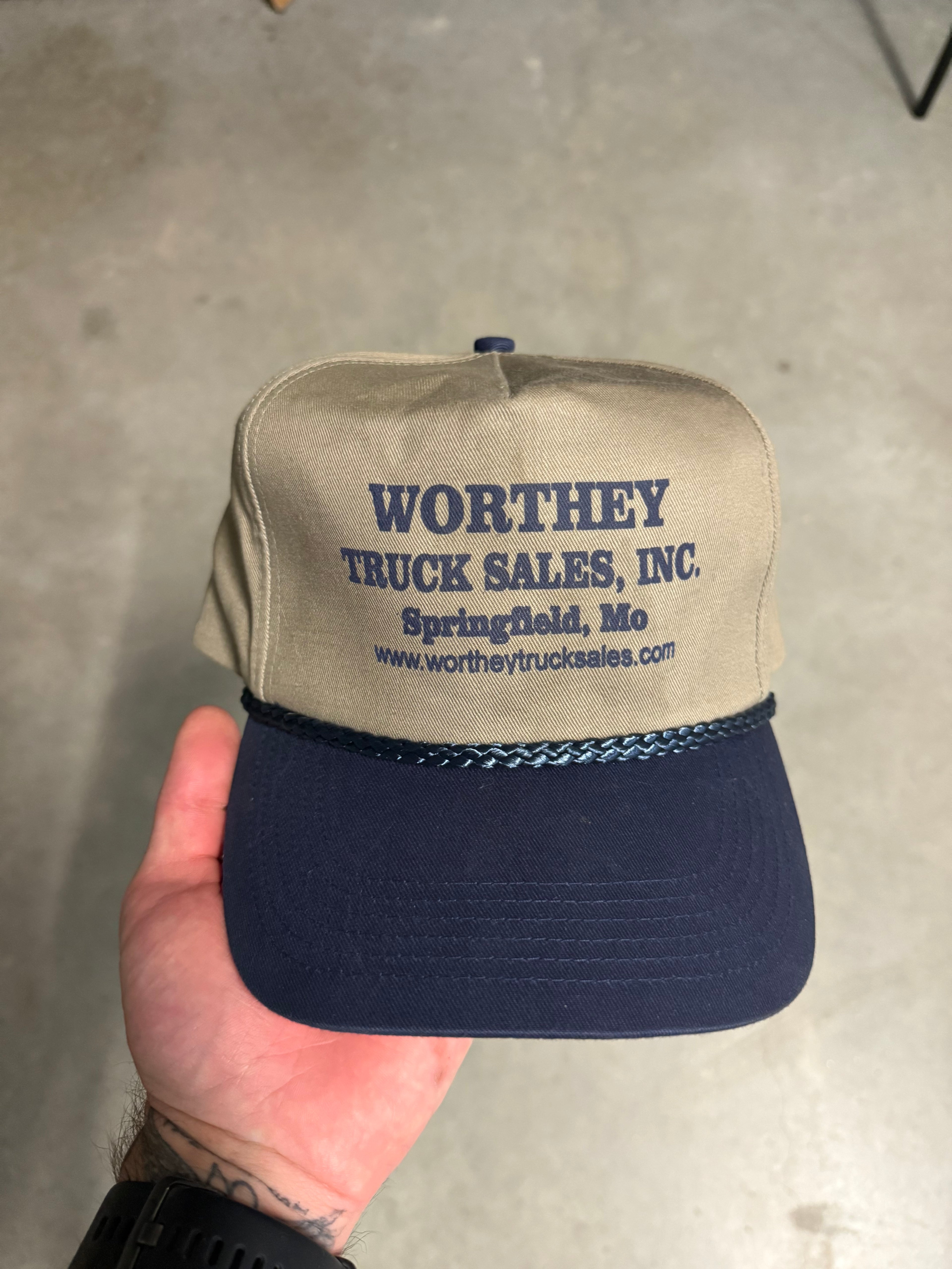 Vintage ‘Worthey truck sales’ cap