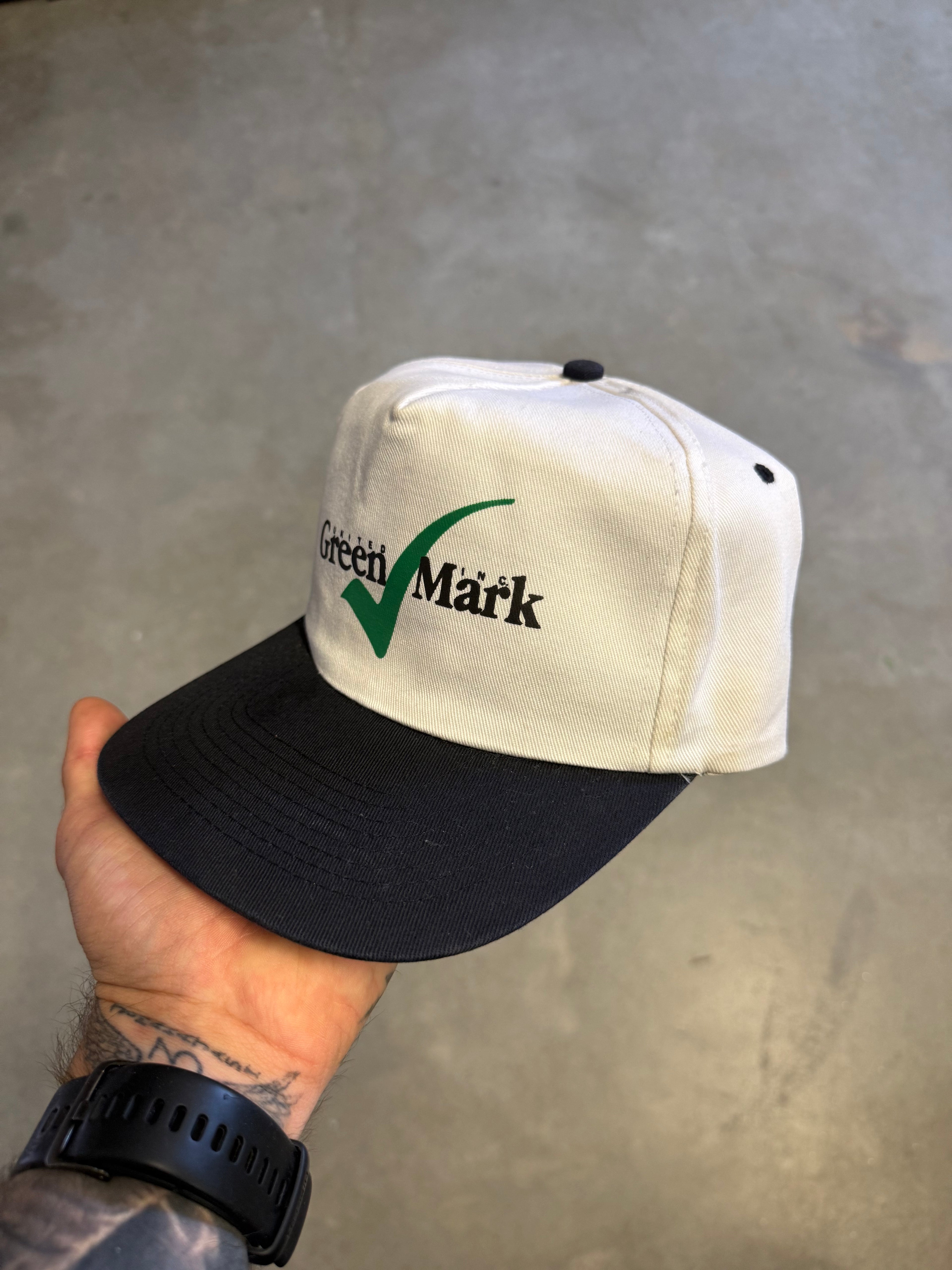 Vintage green mark cap