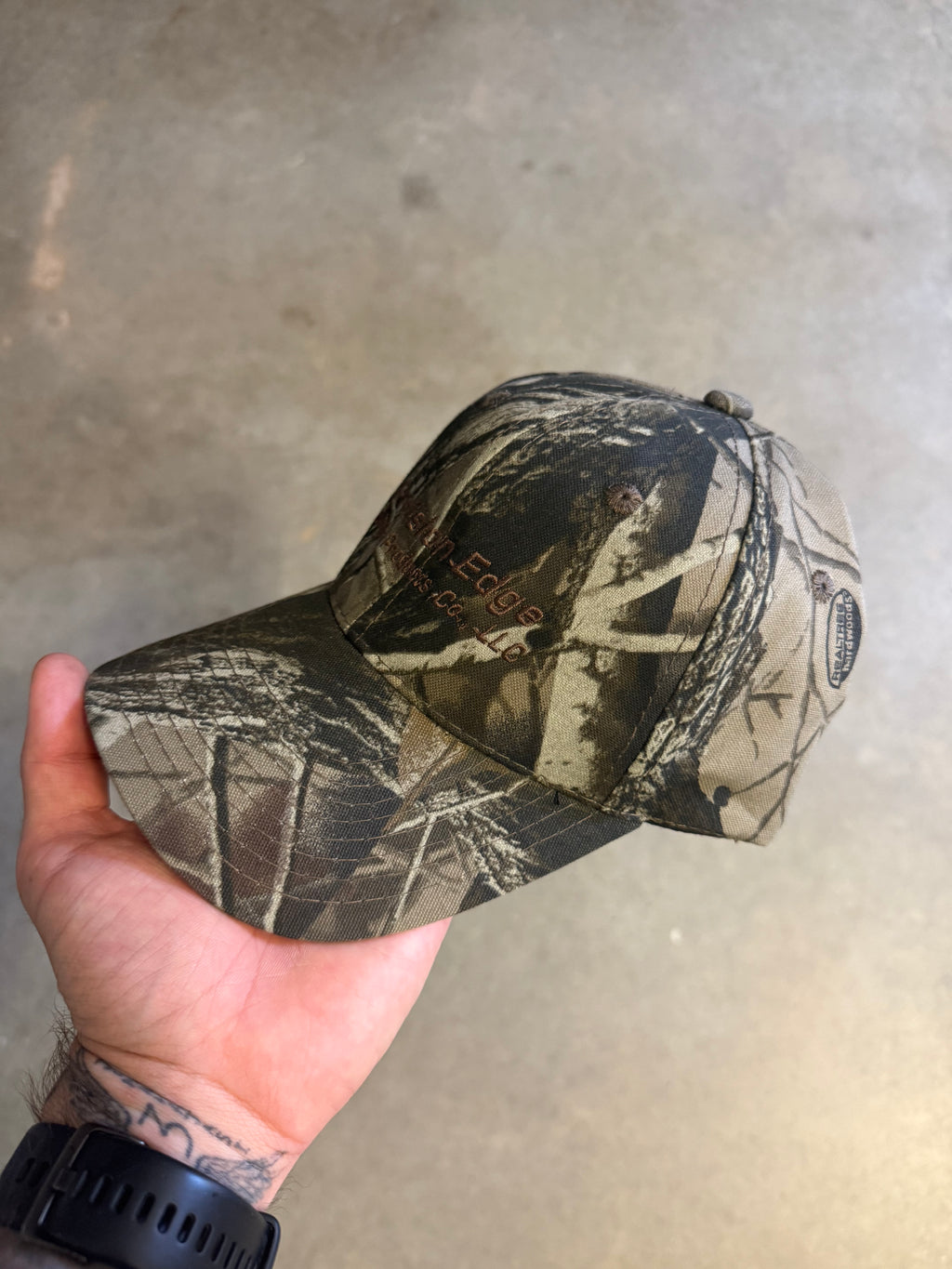 Realtree precision edge cap