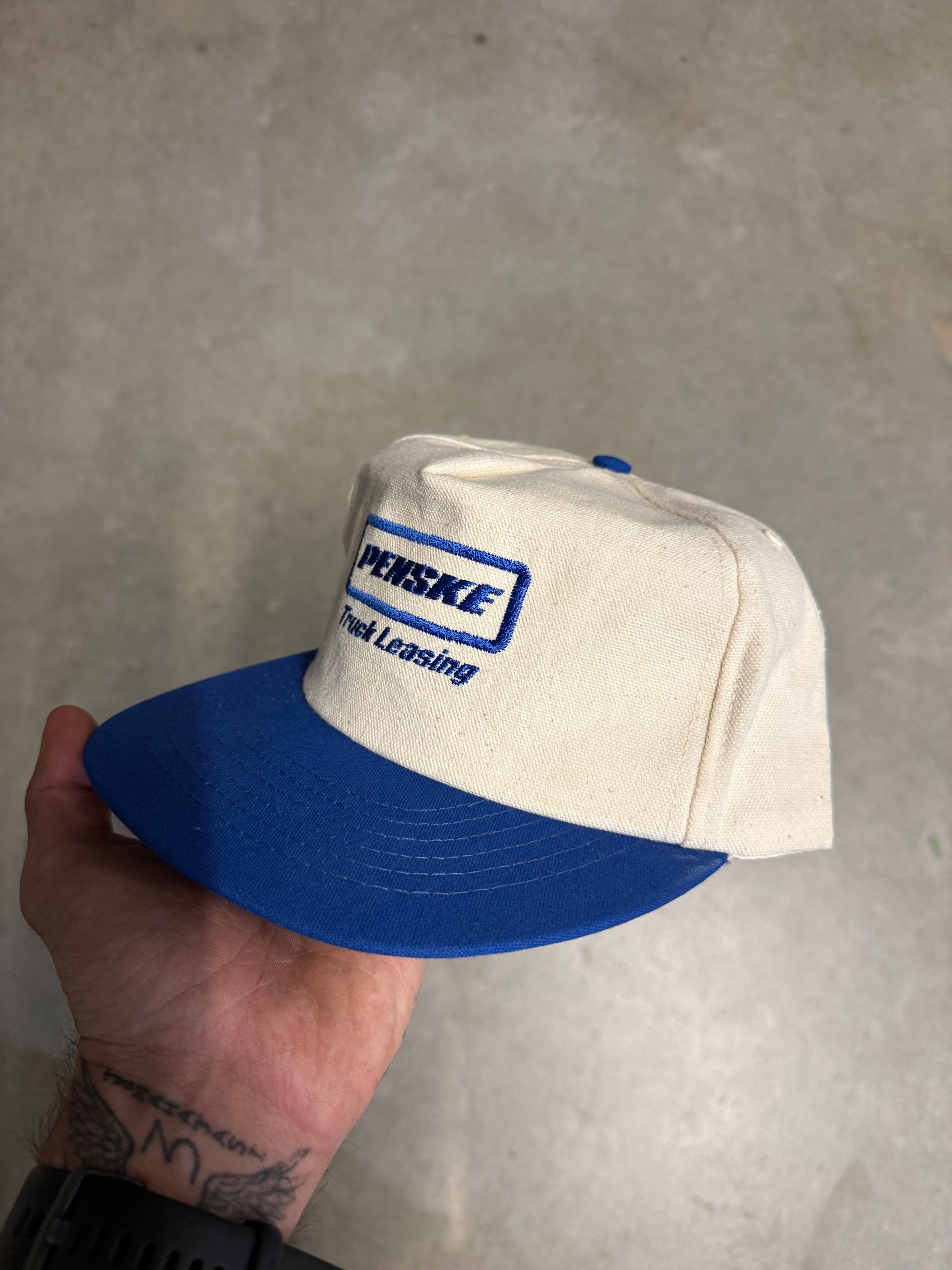 Vintage Penske trucker cap