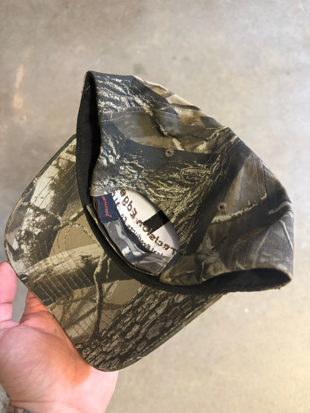 Realtree precision edge cap